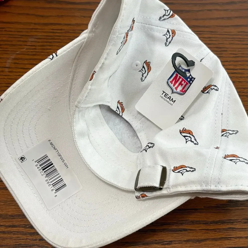 NFL Denver Broncos Women's Football NFL Teams Apparel Logo Adjustable Hat New